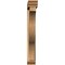 Ekena Millwork Funston Traditional Rough Sawn Bracket w/ Offset Brace, Western Red Cedar, 6"W x 38"D x 44"H BKT0604X38X44FST01RWR - alternate 3